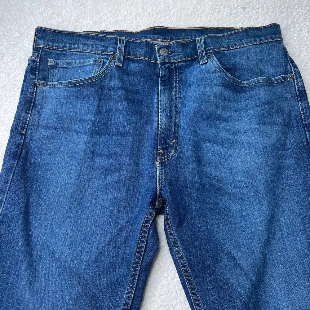 Levi's 505 Regular Fit Blue Jeans 38.30